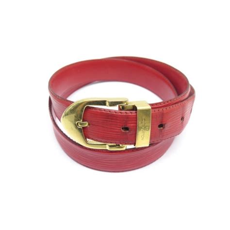 ceinture louis vuitton rouge|Louis Vuitton belt original.